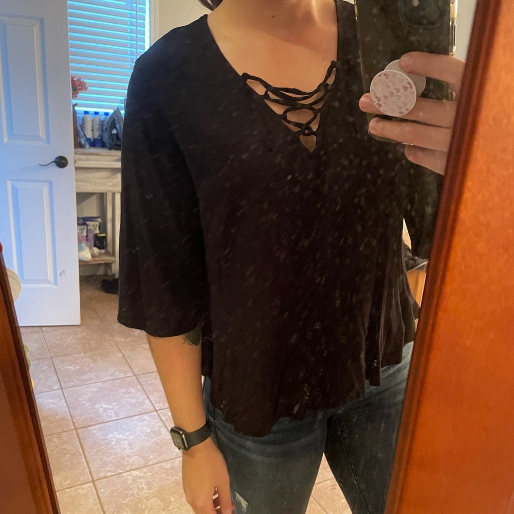 Flowy top 3/4 sleeve